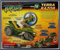 Shell Striker: Terra Razor from Teenage Mutant Ninja Turtles - Animated - Accessories manufactured by Playmates [Back]