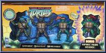 Turtle Takedown (Mike, Don, Leo, Raph) from Teenage Mutant Ninja Turtles - Animated - 4-Packs manufactured by Playmates [Front]