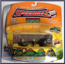 Turtles vs Garbage from Teenage Mutant Ninja Turtles - Animated - Speedeez manufactured by Playmates [Front]