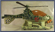 Tyranno-Blade Helicopter from Teenage Mutant Ninja Turtles - Animated - Paleo Patrol: Vehicles manufactured by Playmates [Loose]