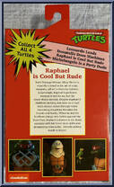 Raphael is Cool But Rude (Pizza Club) from Teenage Mutant Ninja Turtles - Classic Cartoon - Basic Series manufactured by Neca [Back]