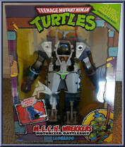 Leonardo from Teenage Mutant Ninja Turtles - Classic Collection - M.E.C.H Wrekkers manufactured by Playmates [Front]