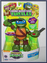 Leo from Teenage Mutant Ninja Turtles - Half Shell Heroes - Talking Turtles manufactured by Playmates [Front]