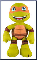 Mikey from Teenage Mutant Ninja Turtles - Half Shell Heroes - Plush manufactured by Playmates [Loose]