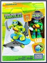 Leo (Skateboard) from Teenage Mutant Ninja Turtles - Half Shell Heroes - Basic Series manufactured by Mega Bloks [Front]