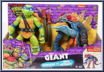Leonardo vs Mega Mutant from Teenage Mutant Ninja Turtles - Mutant Mayhem - Box Sets manufactured by Playmates [Front]