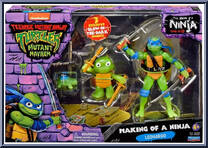 Making of a Ninja Leonardo from Teenage Mutant Ninja Turtles - Mutant Mayhem - Basic Series manufactured by Playmates [Front]