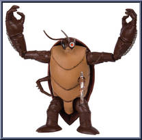 Cockroach Terminator from Teenage Mutant Ninja Turtles - Nickelodeon - Basic Series manufactured by Playmates [Loose]