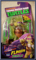 Donatello from Teenage Mutant Ninja Turtles - Nickelodeon - Flingers manufactured by Playmates [Front]