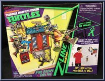Fire Escape Free Fall from Teenage Mutant Ninja Turtles - Nickelodeon - Z-Line Ninjas manufactured by Playmates [Front]