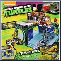 Turtles Garage and Lair from Teenage Mutant Ninja Turtles - Nickelodeon - T-Machines - Playsets manufactured by Playmates [Front]