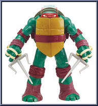 Head Droppin' Raphael (Deluxe) from Teenage Mutant Ninja Turtles - Nickelodeon - Head Droppin' manufactured by Playmates [Loose]