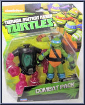 Combat Pack: Leonardo & Mutagen Man from Teenage Mutant Ninja Turtles - Nickelodeon - Basic Series manufactured by Playmates [Front]