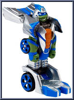 One-Touch Leo Samurai Streetcar from Teenage Mutant Ninja Turtles - Nickelodeon - T-Machines manufactured by Playmates [Loose]