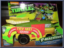 Leo's Auto-Turner Party Van from Teenage Mutant Ninja Turtles - Nickelodeon - T-Machines - Playsets manufactured by Playmates [Front]
