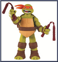 Michelangelo from Teenage Mutant Ninja Turtles - Nickelodeon - Power Sound FX manufactured by Playmates [Loose]