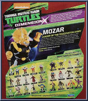 Mozar from Teenage Mutant Ninja Turtles - Nickelodeon - Dimension X manufactured by Playmates [Back]