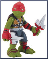 OOTS Raphael from Teenage Mutant Ninja Turtles - Nickelodeon - Surprise Mini Figures - Series 1 manufactured by Playmates [Loose]