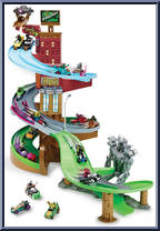 Race to the Sewer from Teenage Mutant Ninja Turtles - Nickelodeon - T-Machines - Playsets manufactured by Playmates [Loose]