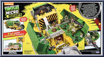 Sweeper Ops Vehicle Playset from Teenage Mutant Ninja Turtles - Nickelodeon - Micro Mutants manufactured by Playmates [Back]