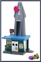 TCRI Tower & Subway from Teenage Mutant Ninja Turtles - Nickelodeon - T-Machines - Playsets manufactured by Playmates [Loose]