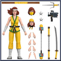 Ninja April from Teenage Mutant Ninja Turtles - Ultimates! manufactured by Super7 [Loose]