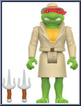 Undercover Raphael (Cartoon) from Teenage Mutant Ninja Turtles - ReAction Figures manufactured by Super7 [Loose]