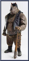 Rocksteady from Teenage Mutant Ninja Turtles - Basic Series manufactured by Threezero [Loose]