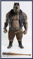 Rocksteady from Teenage Mutant Ninja Turtles - Basic Series manufactured by Threezero [Loose]