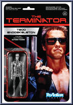 T800 Endoskeleton Chrome from Terminator - ReAction Figures manufactured by Funko [Front]