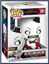 Art the Clown with Bike from Terrifier - Pop! Vinyl Figures manufactured by Funko [Front]