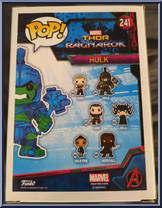 Hulk (Gladiator) (Neon) from Thor - Thor Ragnarok Pop! manufactured by Funko [Back]