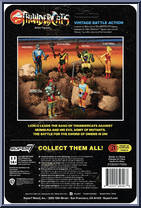 Slithe (Tan Shorts) from ThunderCats - ReAction Figures manufactured by Super7 [Back]