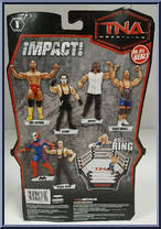 Kurt Angle from TNA - impact! - Series 1 manufactured by Jakks Pacific [Back]