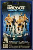 Hernandez from TNA - Deluxe impact! - Series 12 manufactured by Jakks Pacific [Back]
