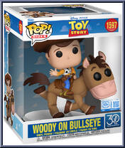 Woody on Bullseye (30th Anniversary) from Toy Story - Pop Rides! manufactured by Funko [Front]