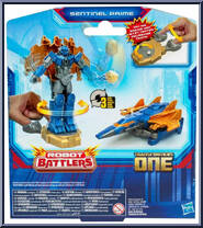 Sentinel Prime from Transfomers One - Robot Battlers manufactured by Hasbro [Back]