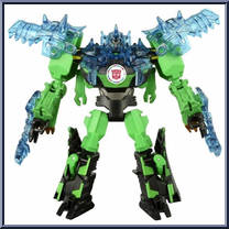 Optimus Prime & Grimlock from Transformers - Adventure Series - Wave 14 manufactured by Takara [Loose]