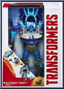 Drift (Autobot) from Transformers - Age of Extinction - Robots in Disguise - Flip & Change manufactured by Hasbro [Front]