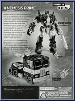 Nemesis Prime (Transformers Expo) from Transformers - Age of Extinction - Movie Advanced Series - Exclusives manufactured by Takara [Back]