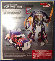 Optimus Prime (Armor Knight) from Transformers - Age of Extinction - Movie Advanced Series manufactured by Takara [Back]