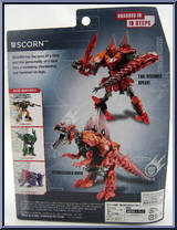 Scorn (Dinobot) from Transformers - Age of Extinction - Movie Advanced Series manufactured by Takara [Back]