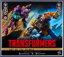 Carnivac vs Fisitron from Transformers - Age of the Primes - Wreck 'N Doom Collection manufactured by Hasbro [Front]