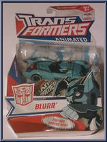 Blurr from Transformers - Animated - Deluxe manufactured by Hasbro [Front]