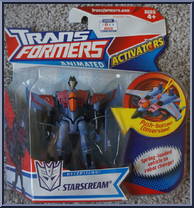 Starscream from Transformers - Animated - Activators manufactured by Hasbro [Front]