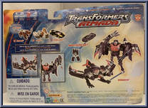 Airazor with Nightscream from Transformers - Armada - Supercon Assortment manufactured by Hasbro [Back]