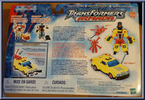 Hot Shot with Jolt from Transformers - Armada - Supercon Assortment manufactured by Hasbro [Back]
