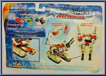 Powerlinx Demolishor with Powerlinx Blackout from Transformers - Armada - Supercon Assortment manufactured by Hasbro [Back]