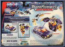 Sideswipe with Nightbeat from Transformers - Armada - Supercon Assortment manufactured by Hasbro [Back]