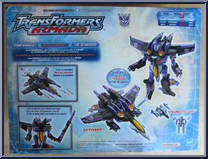 Skywarp with Thunderclash from Transformers - Armada - Maxcon Assortment manufactured by Hasbro [Back]